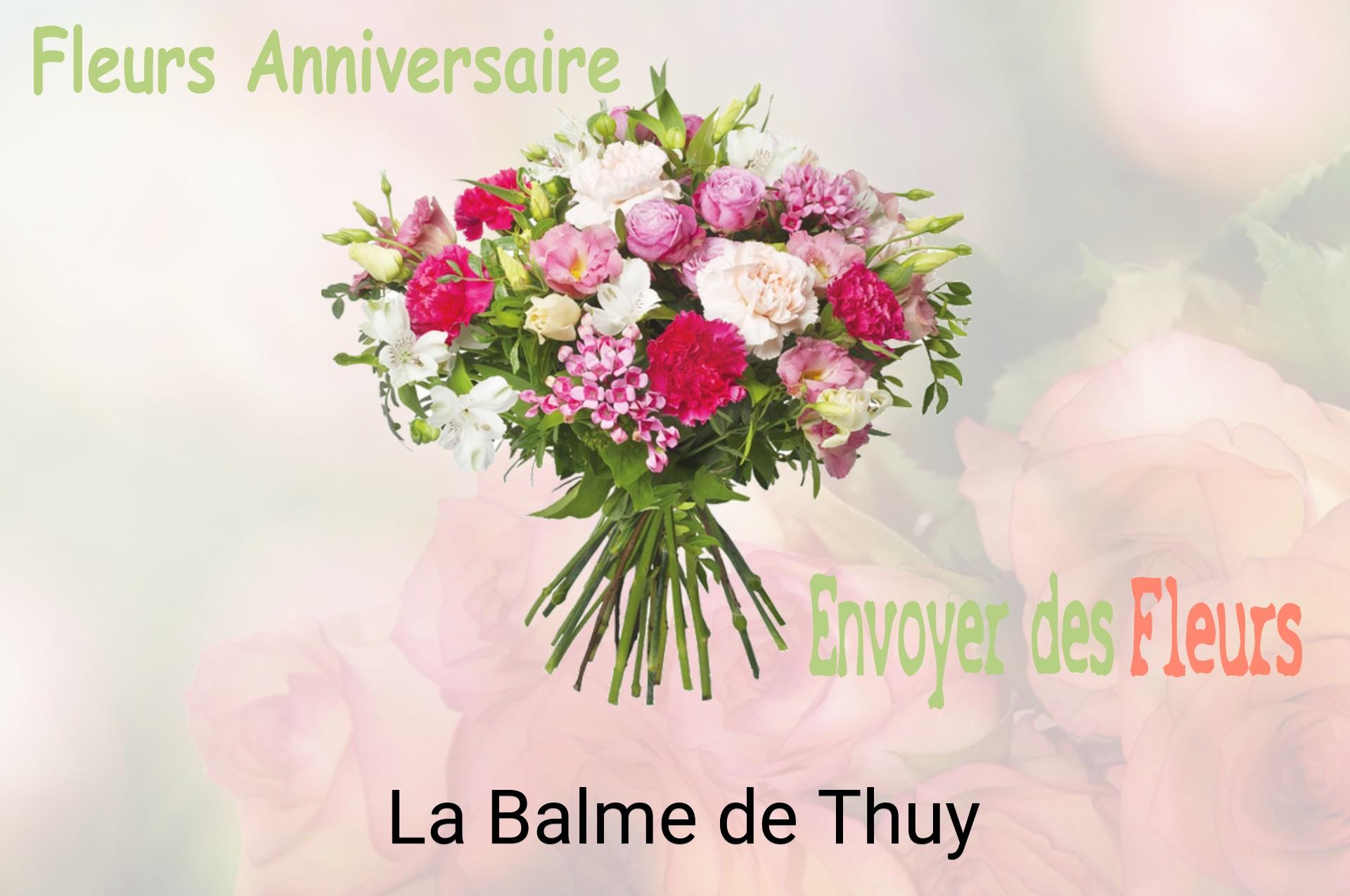 Bouquet de fleurs d’anniversaire livré à La Balme-de-Thuy