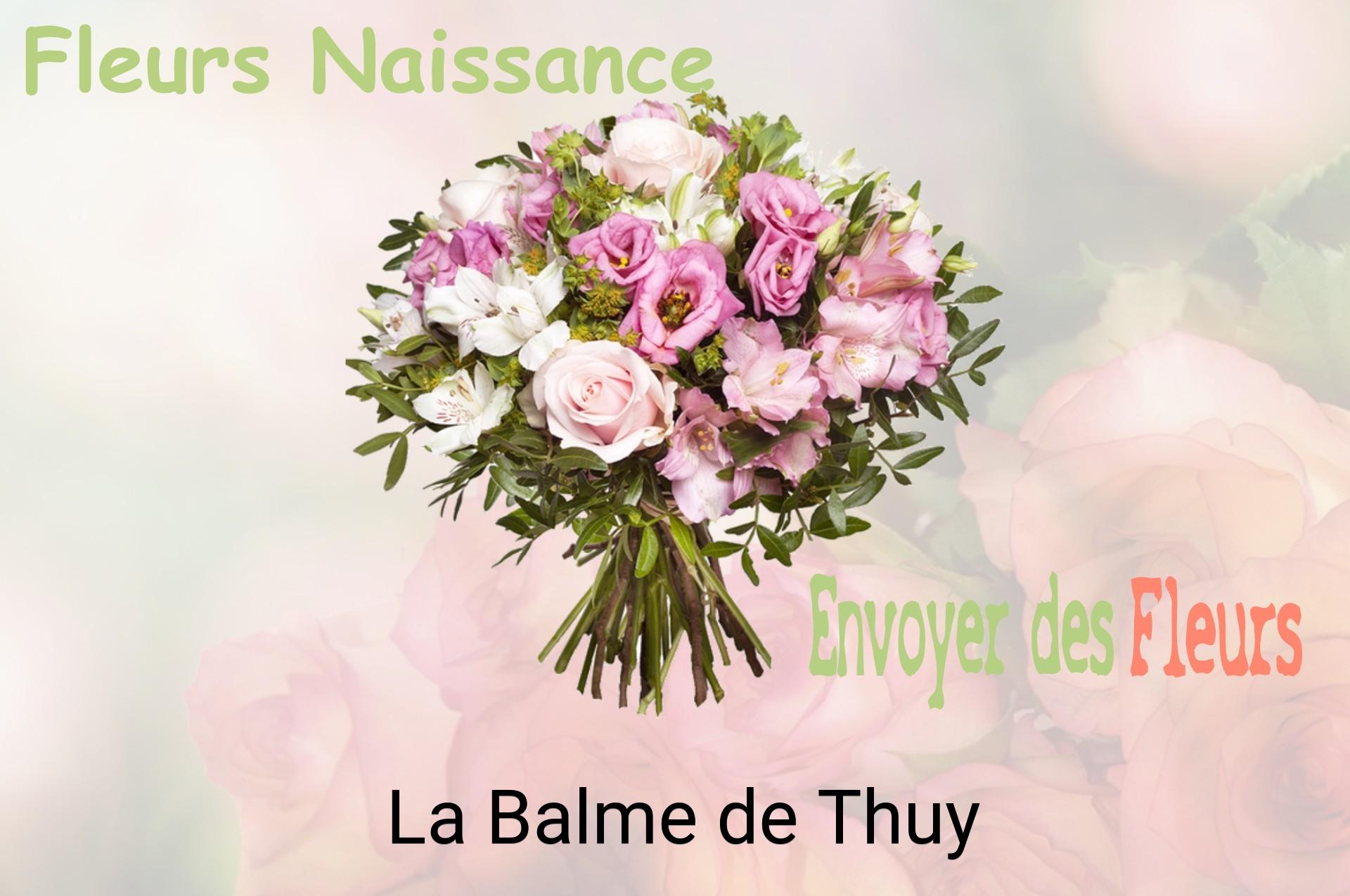 Bouquet de fleurs de naissance livré à La Balme-de-Thuy